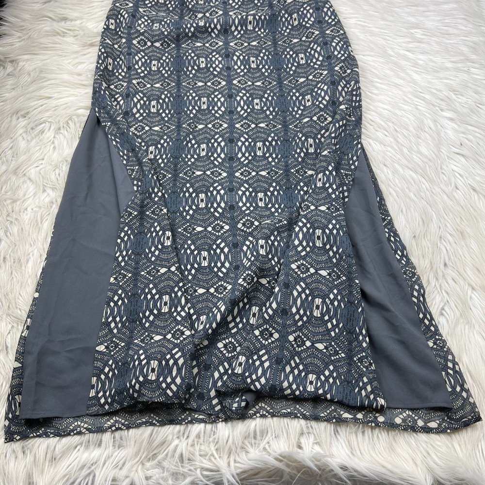 Madewell Printed Sleeveless Shift Maxi Dress View 4